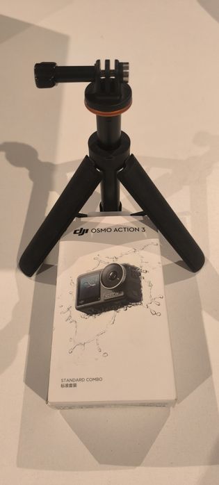DJI Osmo Action 3 standard combo + DJI Care + tripé extensível