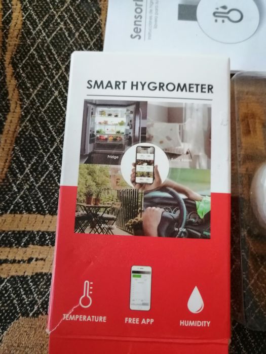 OQIMAX Termometr Bluetooth, higrometr, miernik temperatury i wilgotnoś