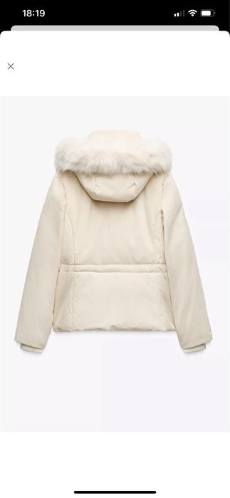 Пуховик zara у дуже гарному кольорі