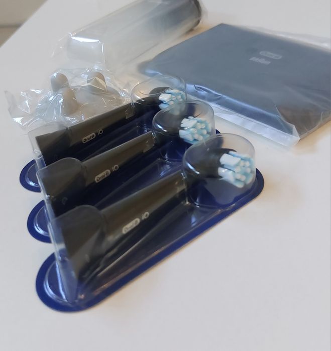 3 końcówki do oral-b io i akcesoria