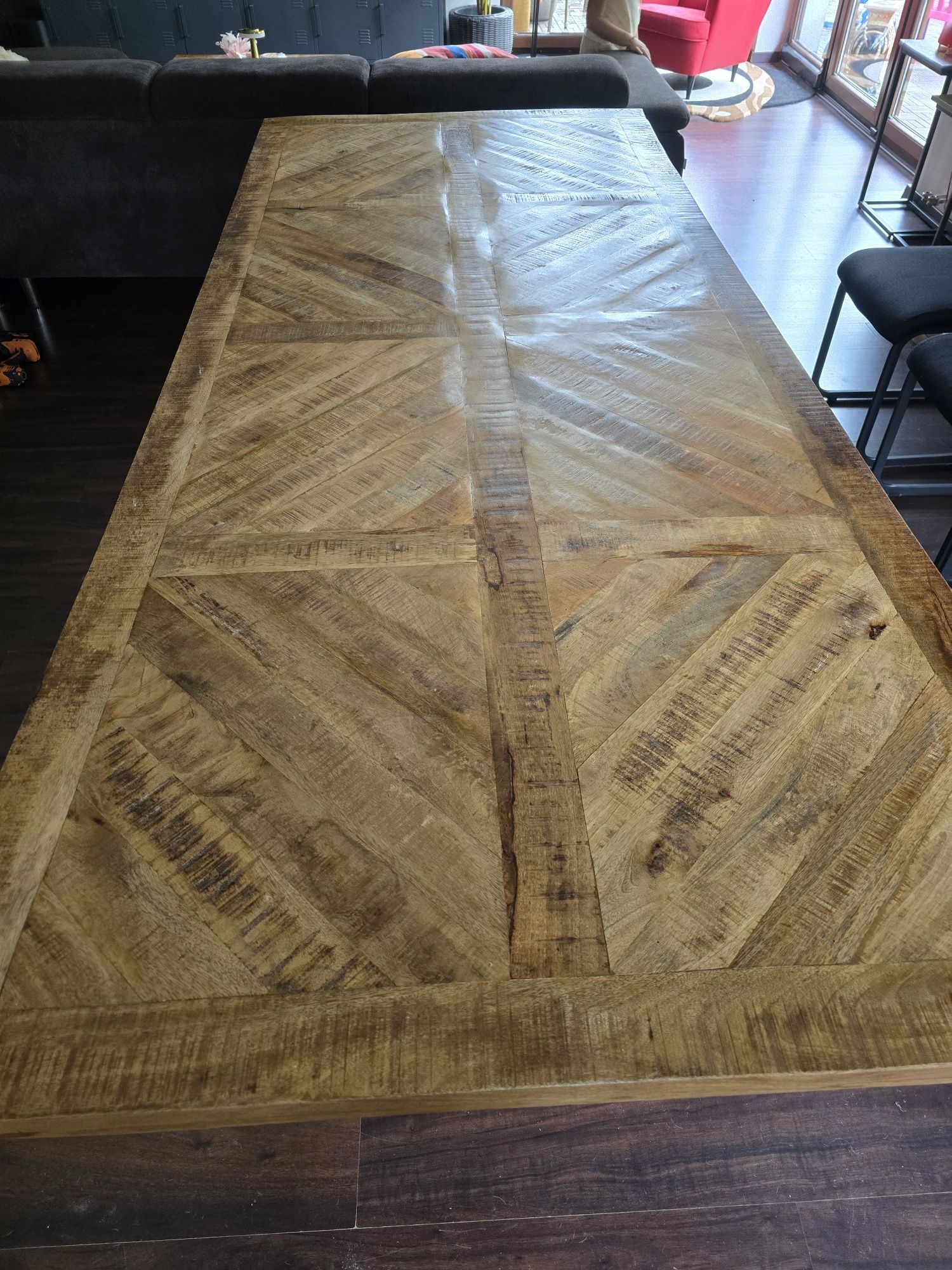 Duży stół Mozaik Mango - 240x100x77