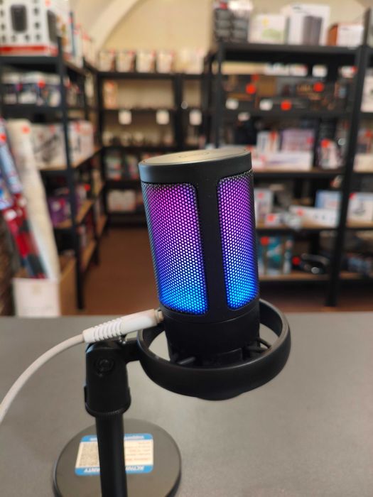 Mikrofon gamingowy SPKPAL ME6S RGB USB / Type-C – outlet