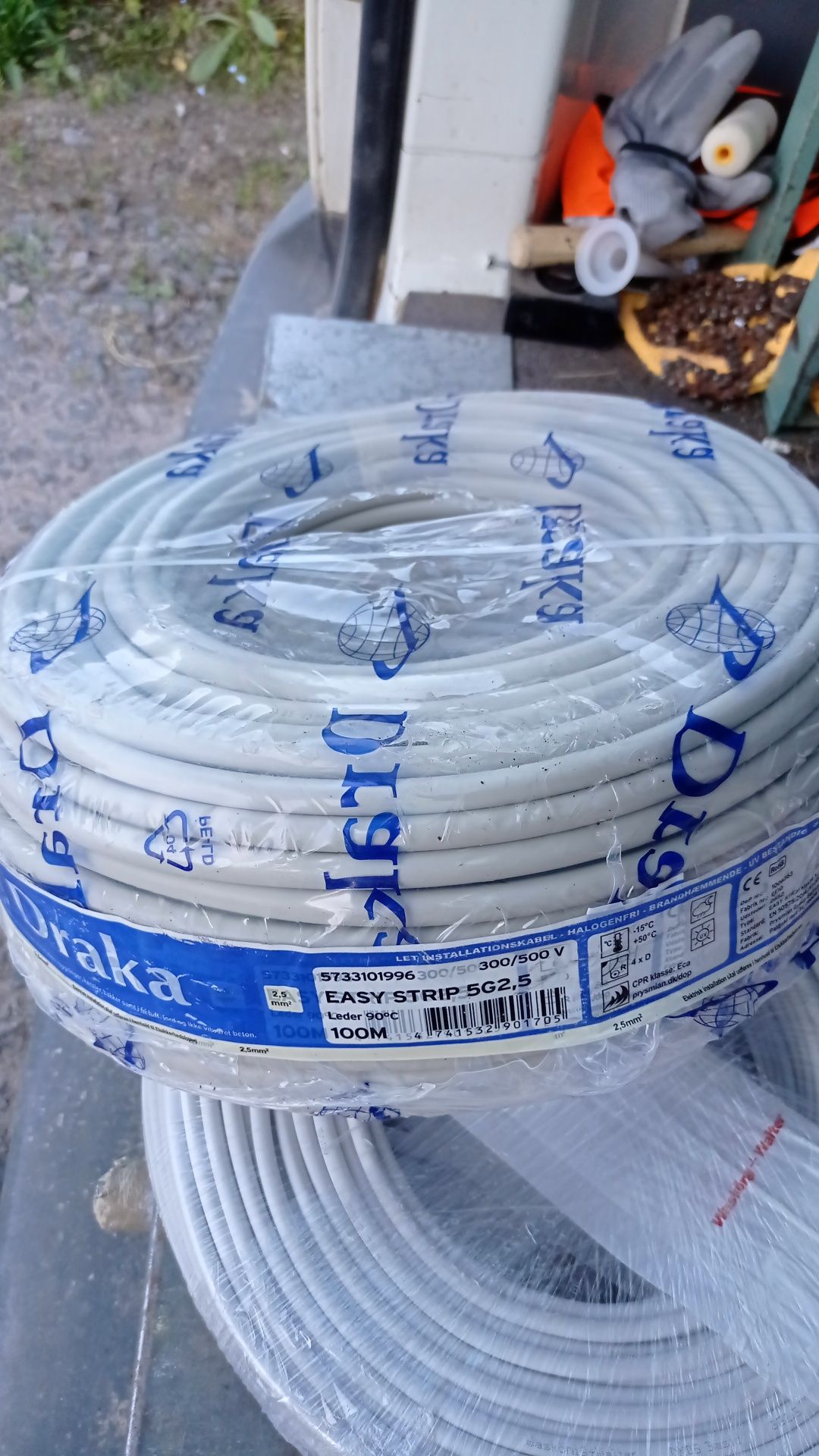 Kabel 5×2,5 kłebek 100 metrów