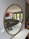 Espelho redondo 122cm diam West Elm