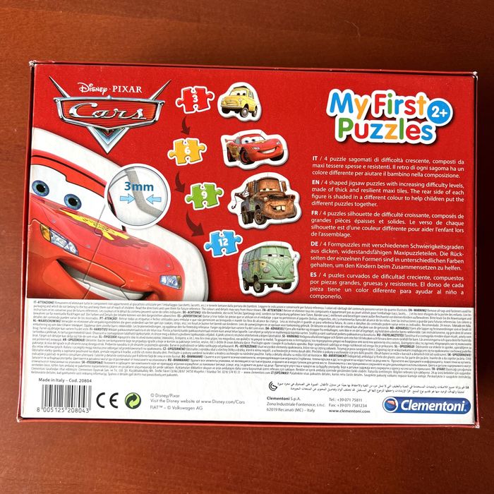 Puzzle Cars - Clementoni - Disney/Pixar