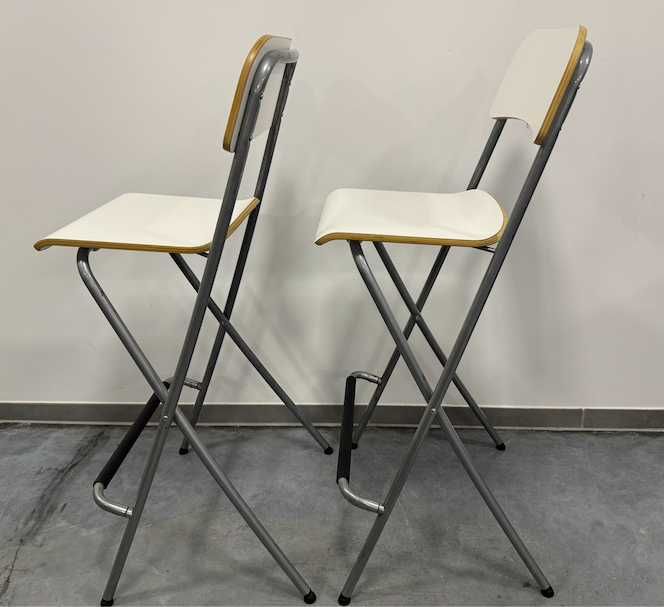 Hokery taborety 2x Ikea 101.992.17 Franklin+ stolik Ikea BILLSTA 18260