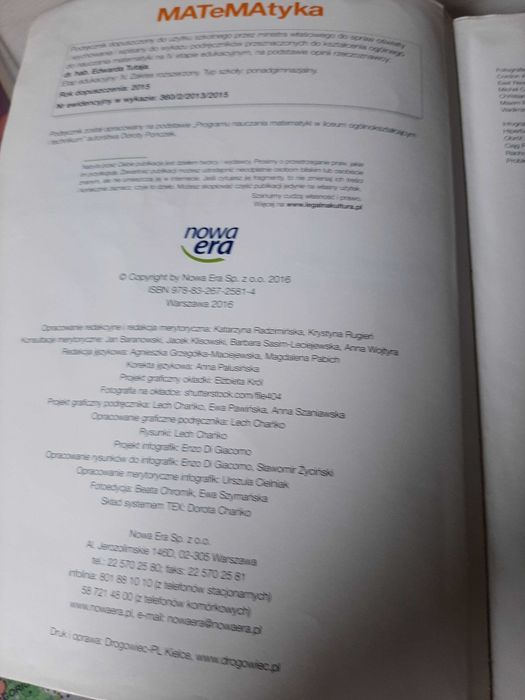 książka Matematyka  2 zakres rozszerzony