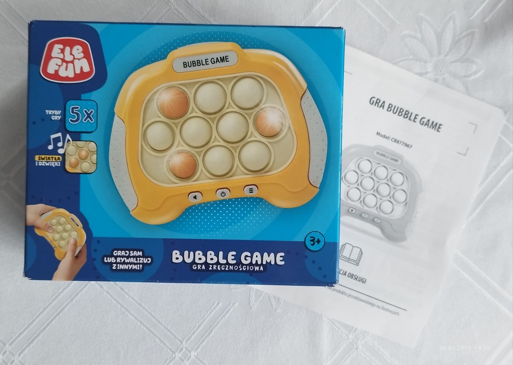 Bubble game pop it gra zręcznościowa