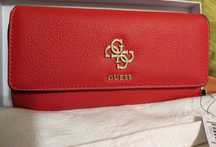 Porta moedas pele Guess