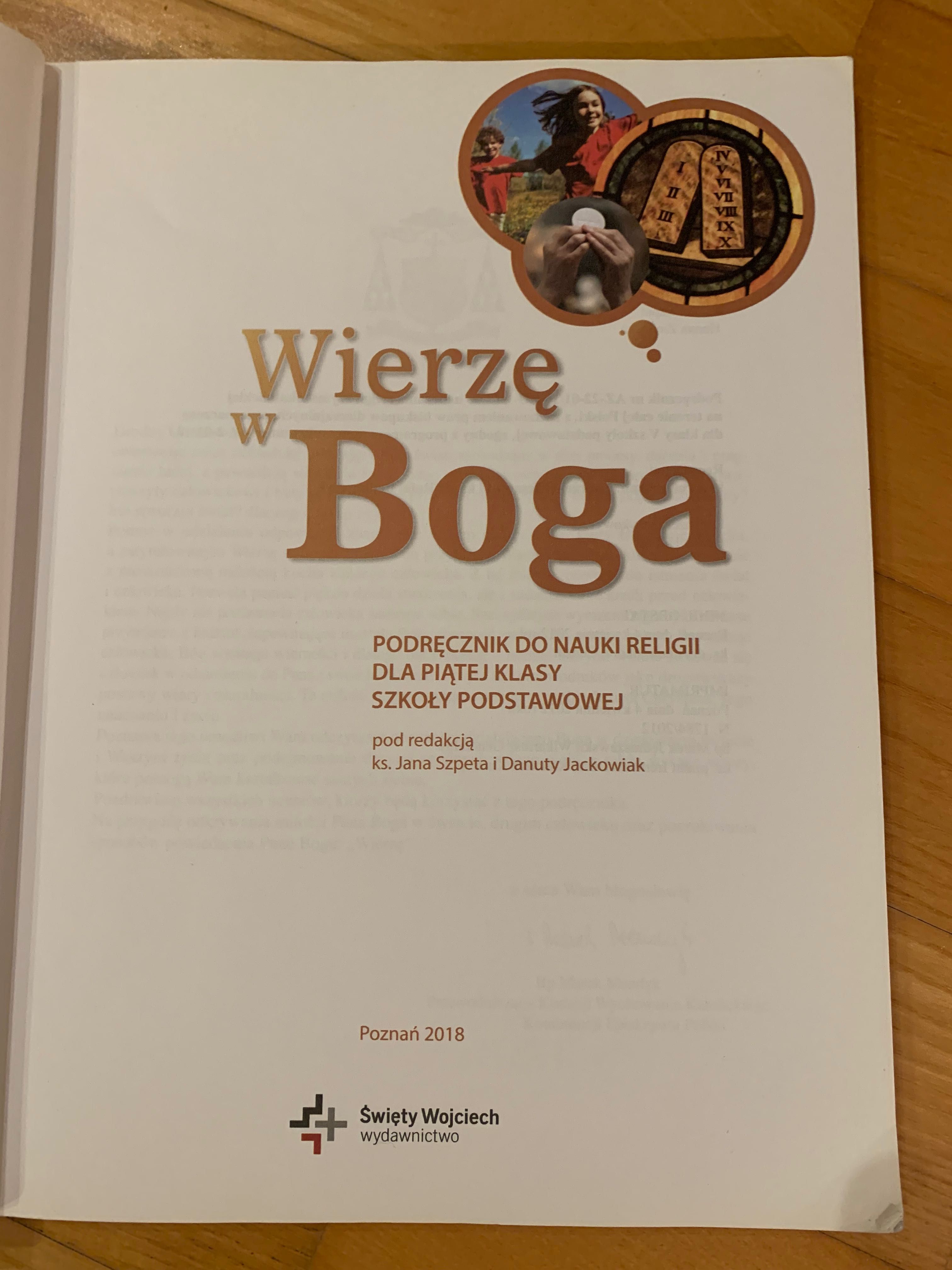 Religia kl 5 Wierzę w Boga