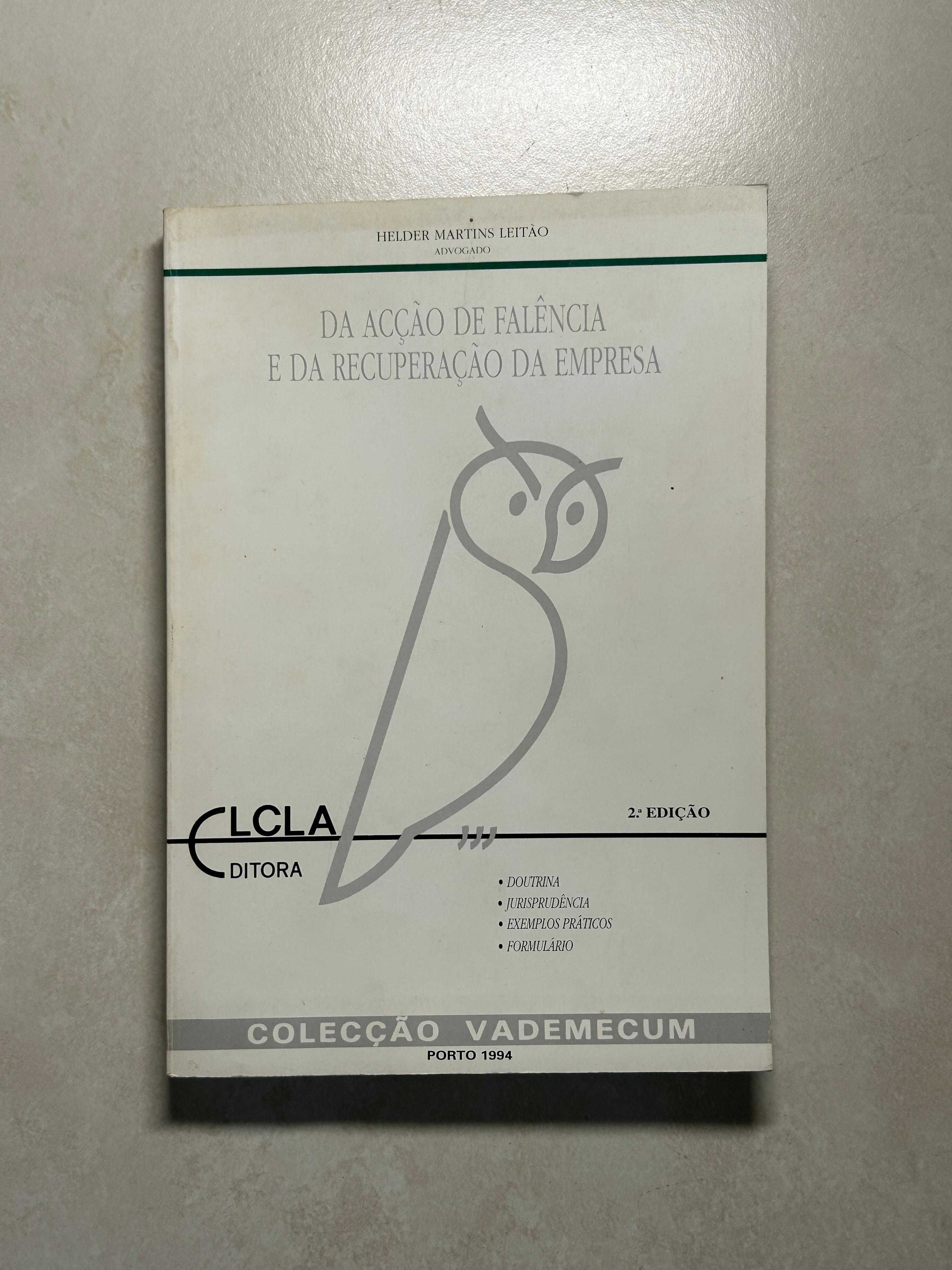 Da Ação de Falência e da Recuperação da Empresa, Coleção Vademecum