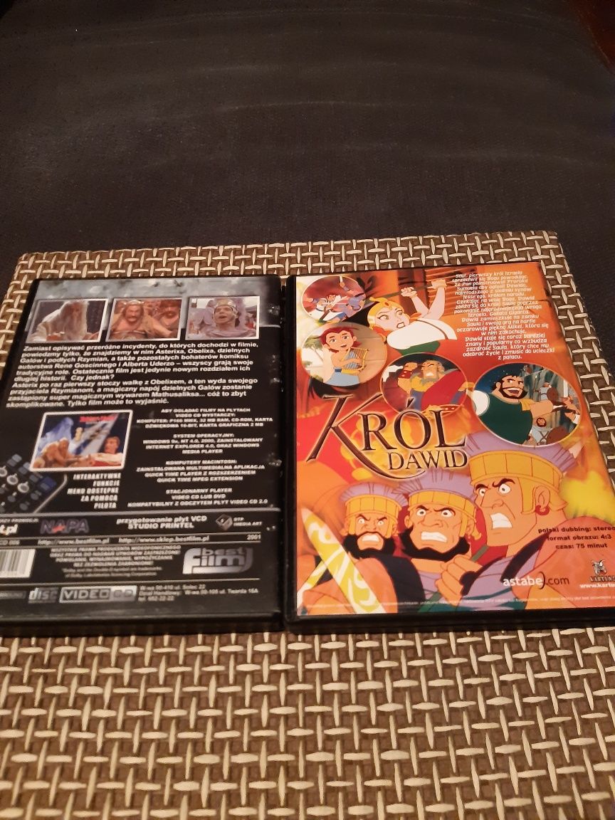 Asterix i Obelix, Król Dawid Video CD 4 szt. + 1 szt. DVD dla dzieci