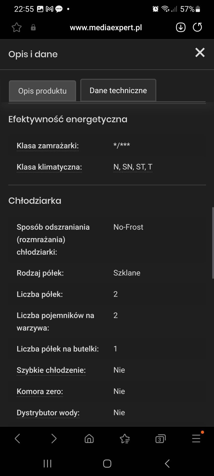 Lodówka Samsung model RB31FERNBSA A++, REZERWACJA