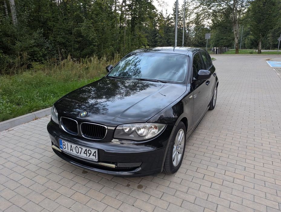 BMW Seria 1 116i, oryginalny przebieg. Pompowane fotele. Zadbany