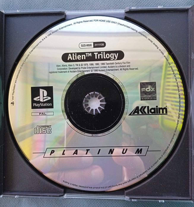 Alien Trilogy (Platinum)  PlayStation 1