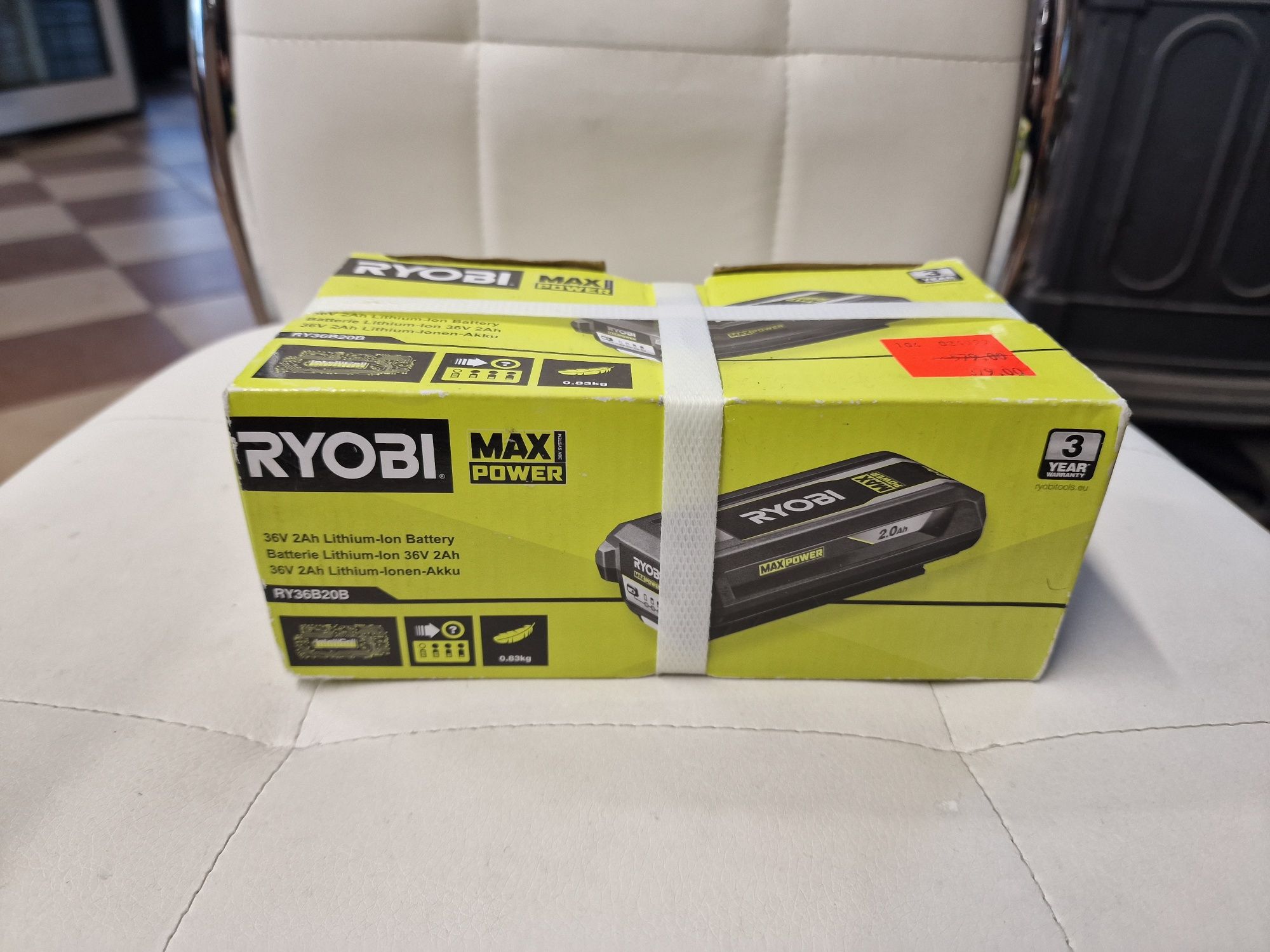Nowa bateria Ryobi Max Power 36V 2Ah  RY36B20B