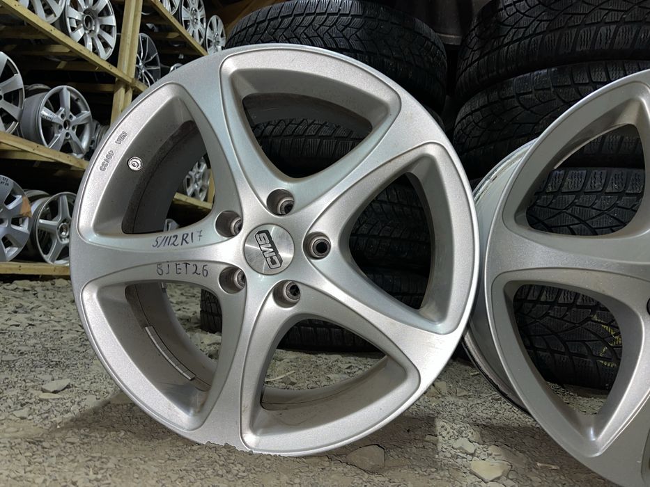 Сучасні титани CMS 5/112 R17 8J ET26 добрий стан