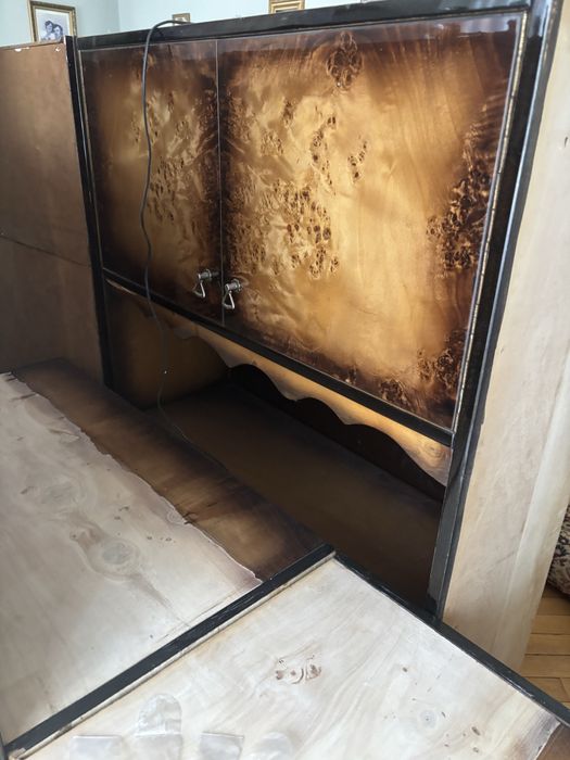 Regal meblościankę z PRL polysk