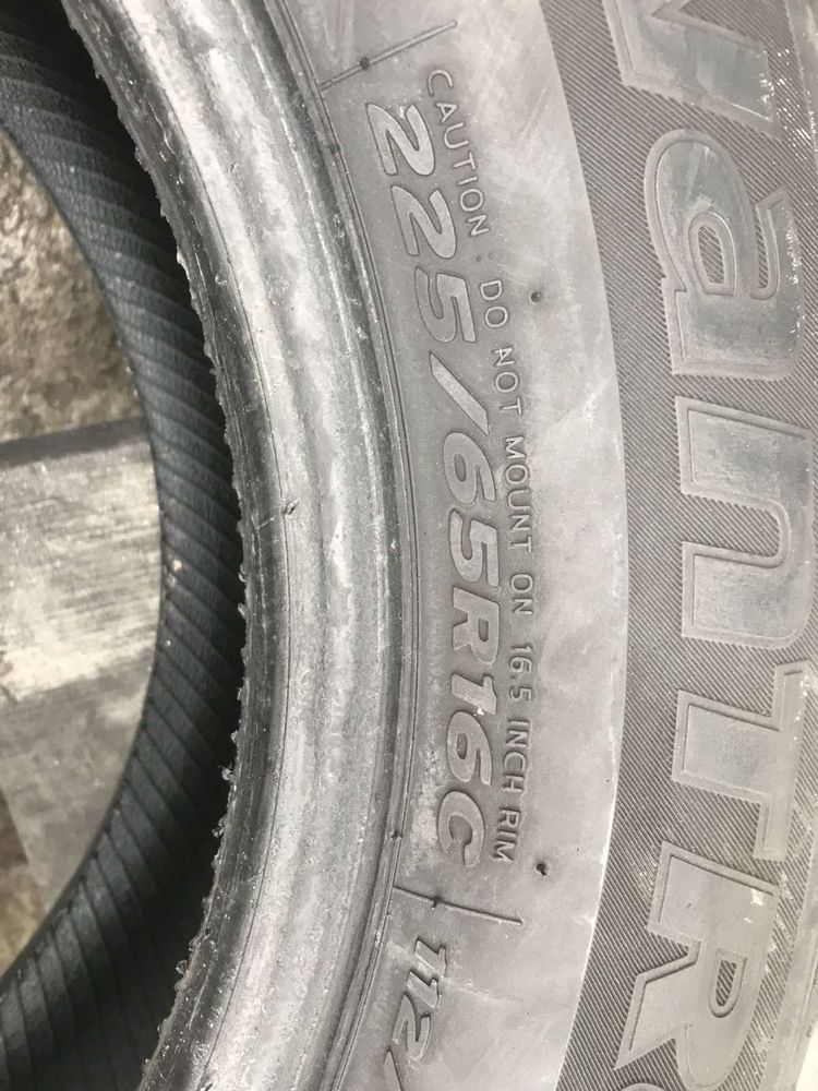 Hankook 225/65r16c комплект літо оригінал склад б/у