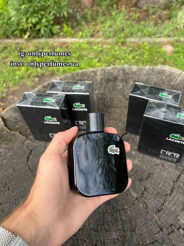 Духи чоловічі Eau De L.12.12. Noir Intense. Лакосте Ноир Интенс
