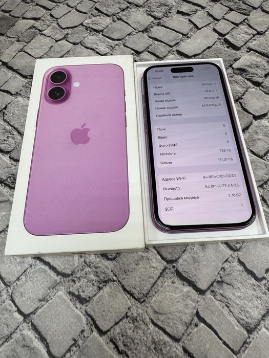 Iphone 16 128gb neverlock Pink Global 690$
