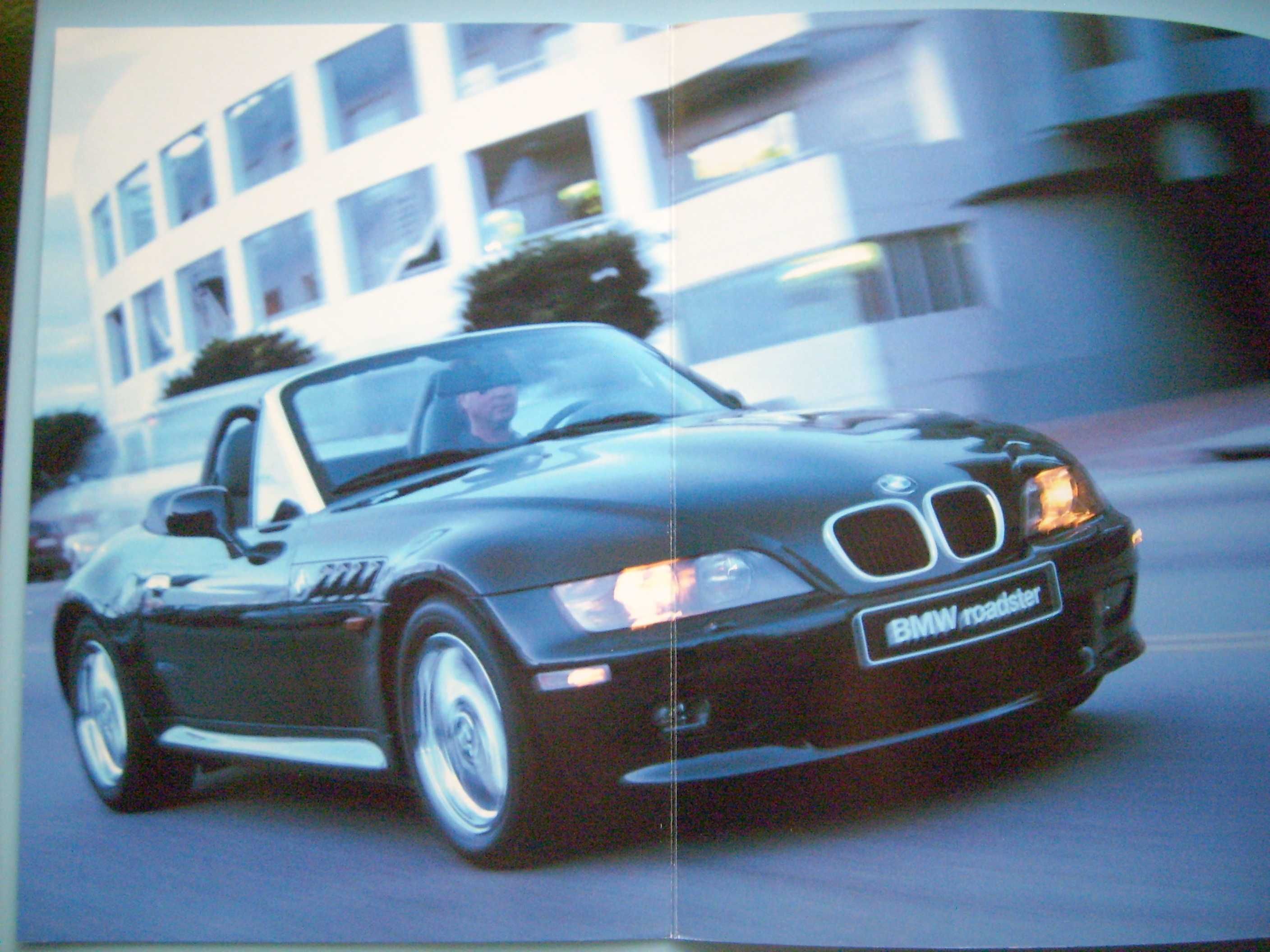 BMW Z3 Roadster E36/7 - 1998 obszerny prospekt 44 str., stan BDB