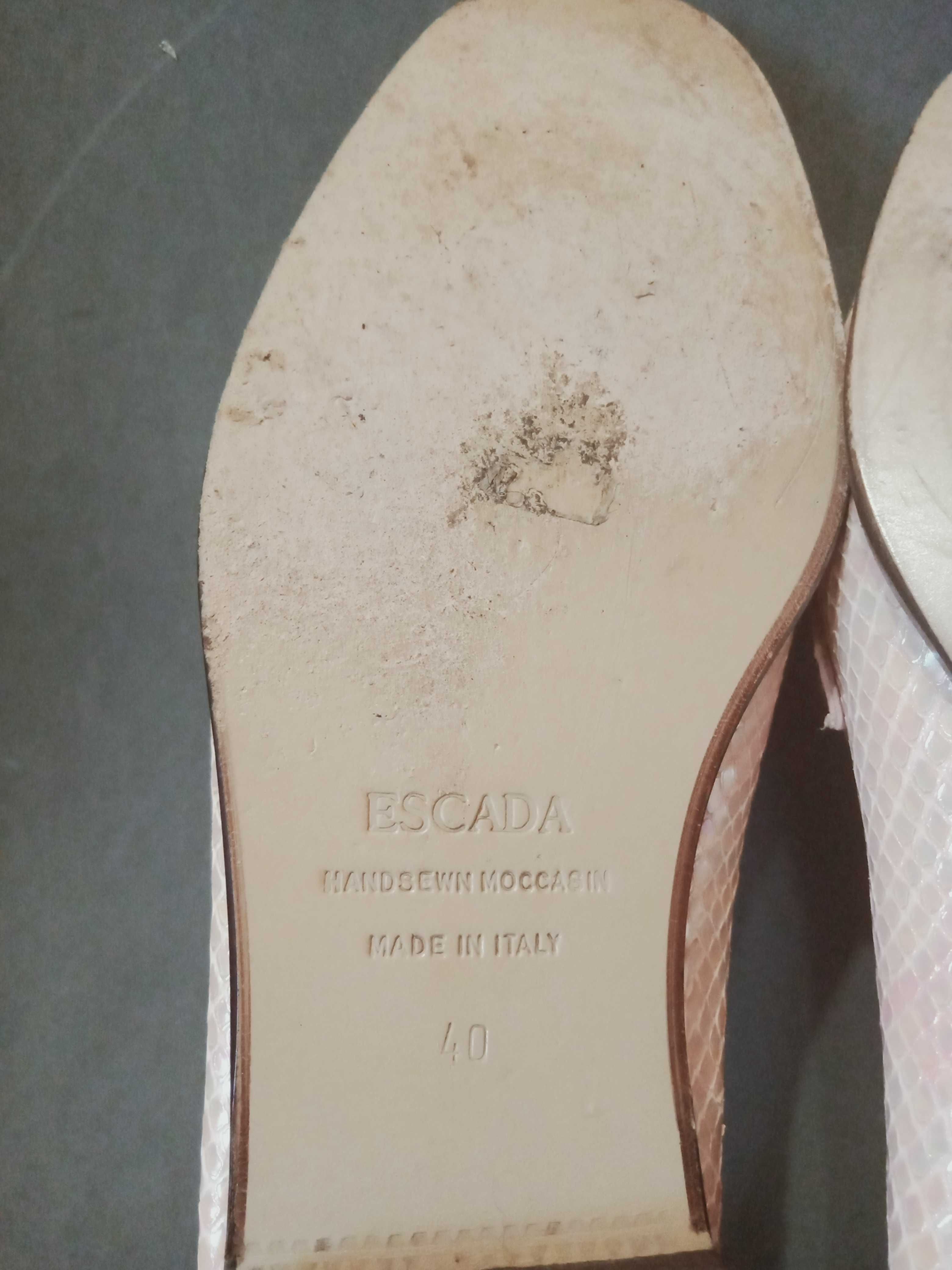 Escada шкіряні лофери