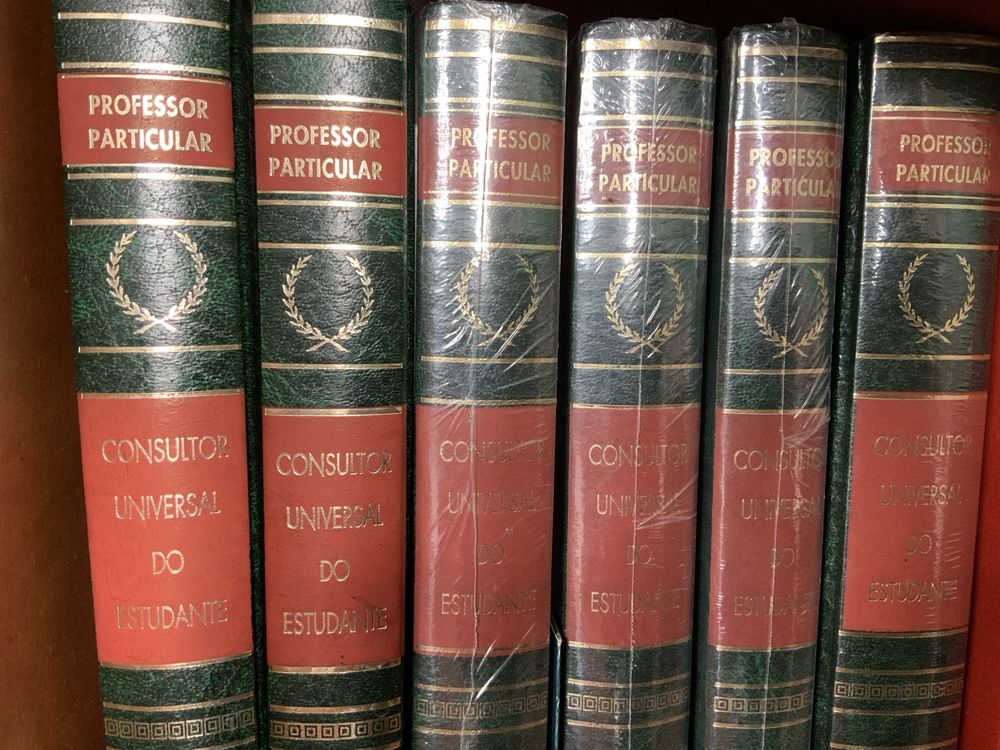 Professor particular, consultor Universal do estudante 6 Volumes NOVOS (alguns no plastico)