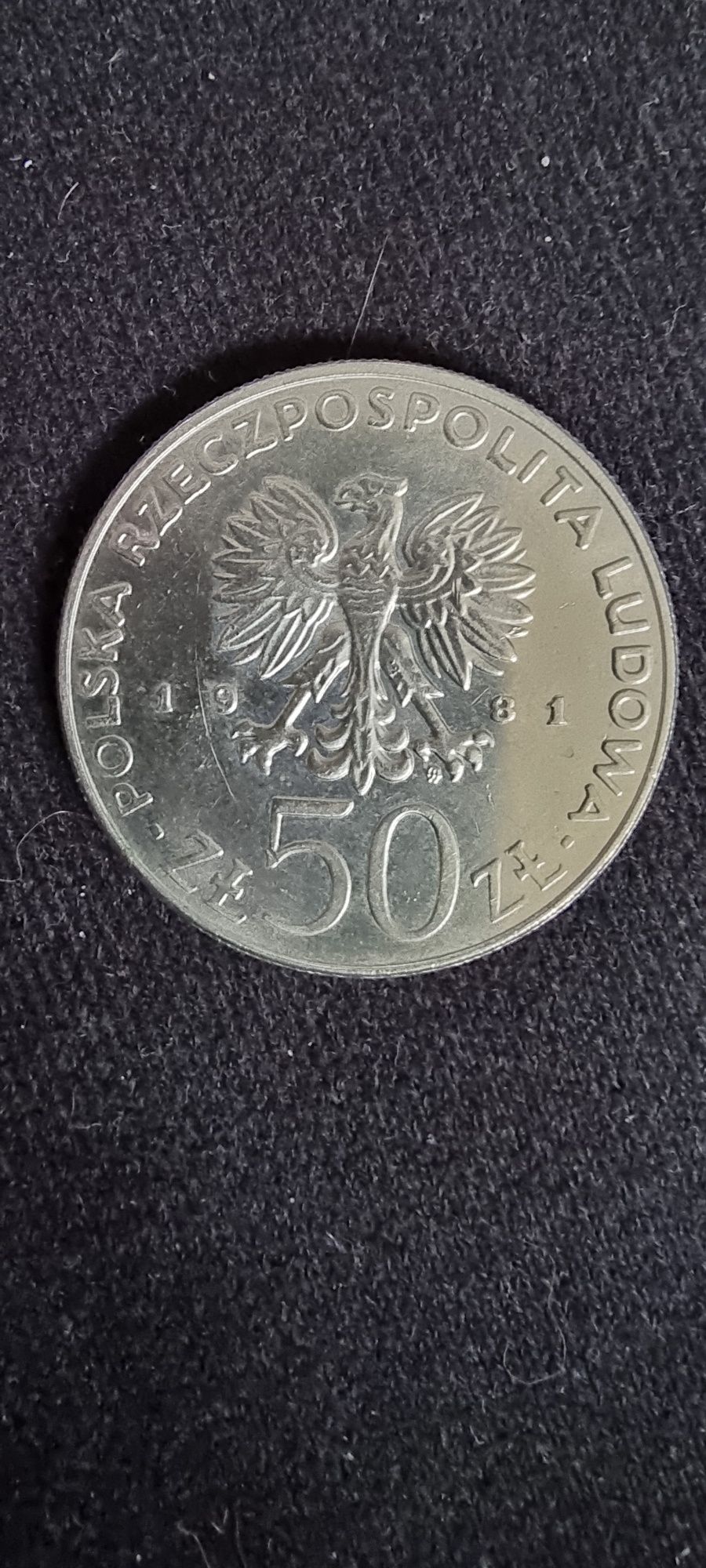 Moneta prl 50 zł Władysław Herman 1981