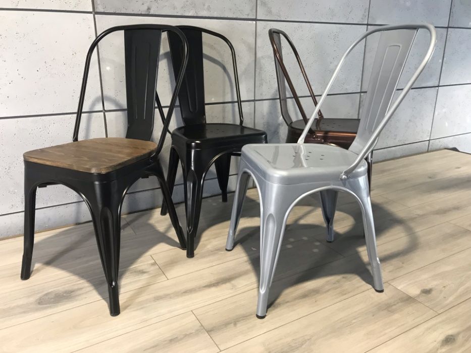 Krzesło stalowe NOWE LOFT metalowe nowoczesne krzesła