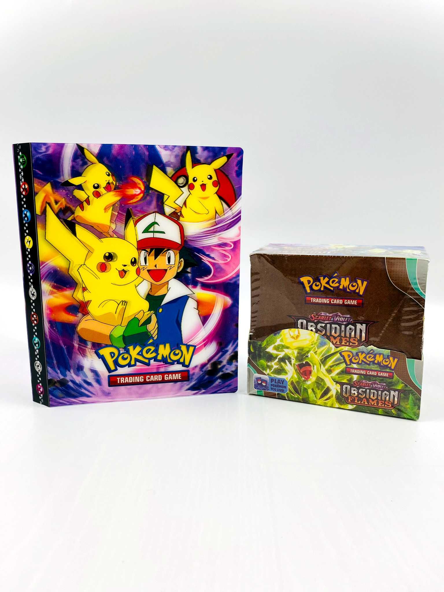 Kolorowy BOX Pokemon Świąteczny Komplet 3w1