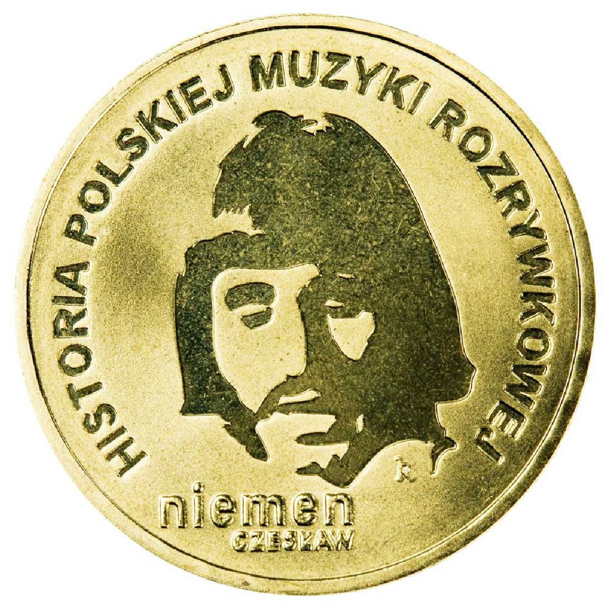 Zestaw moneta x3, folder 2009 r. CZESŁAW NIEMEN muzyka polska OKAZJA!