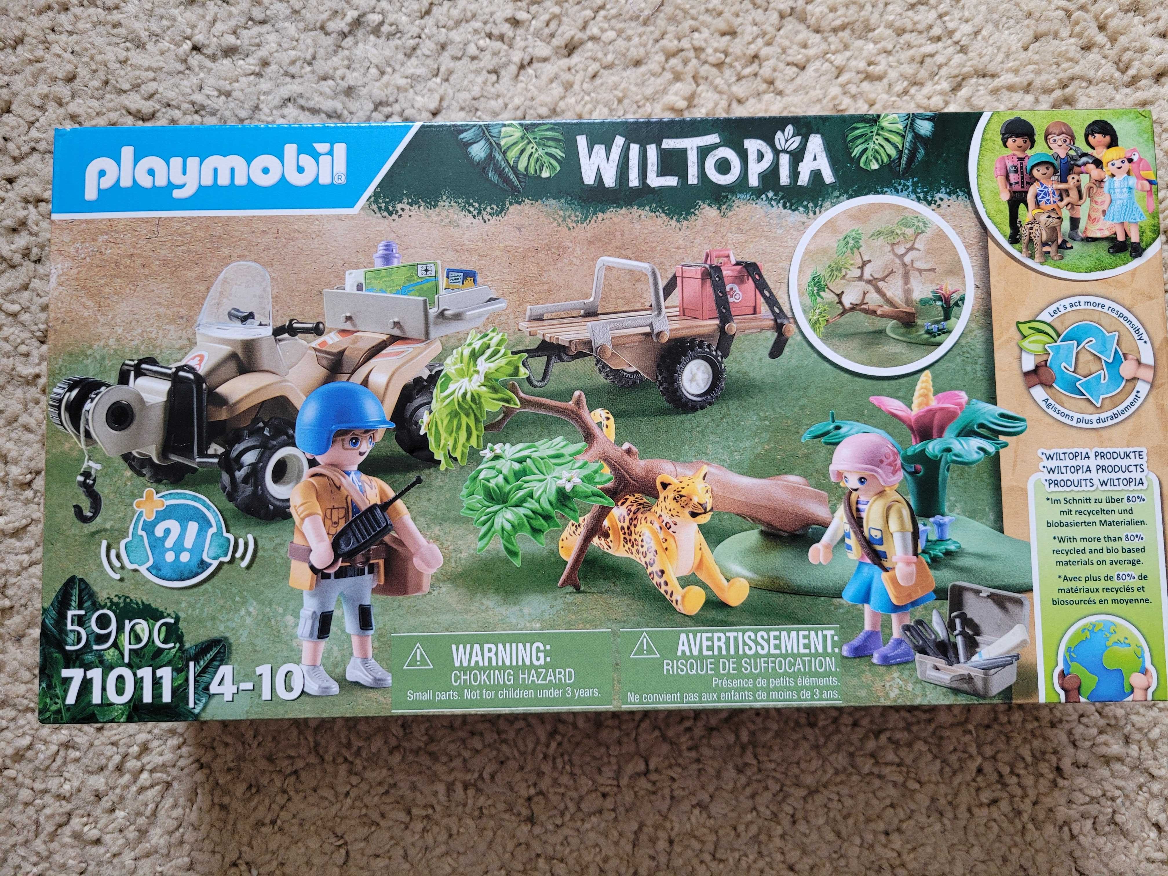 Wiltopia klocki gra playmobil