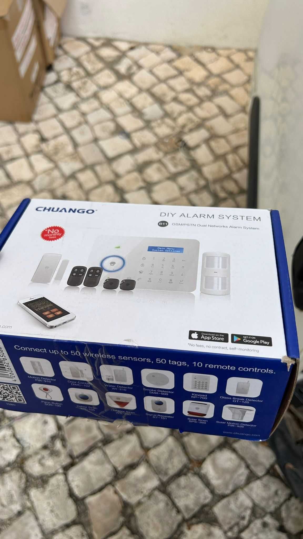 Chuango B11 Kit de Alarme Doméstico Painel Táctil LCD