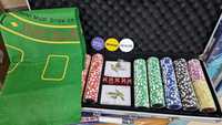 Покерний набір 500 фішок Покер подарочный Покер подарунковий в кейсі
