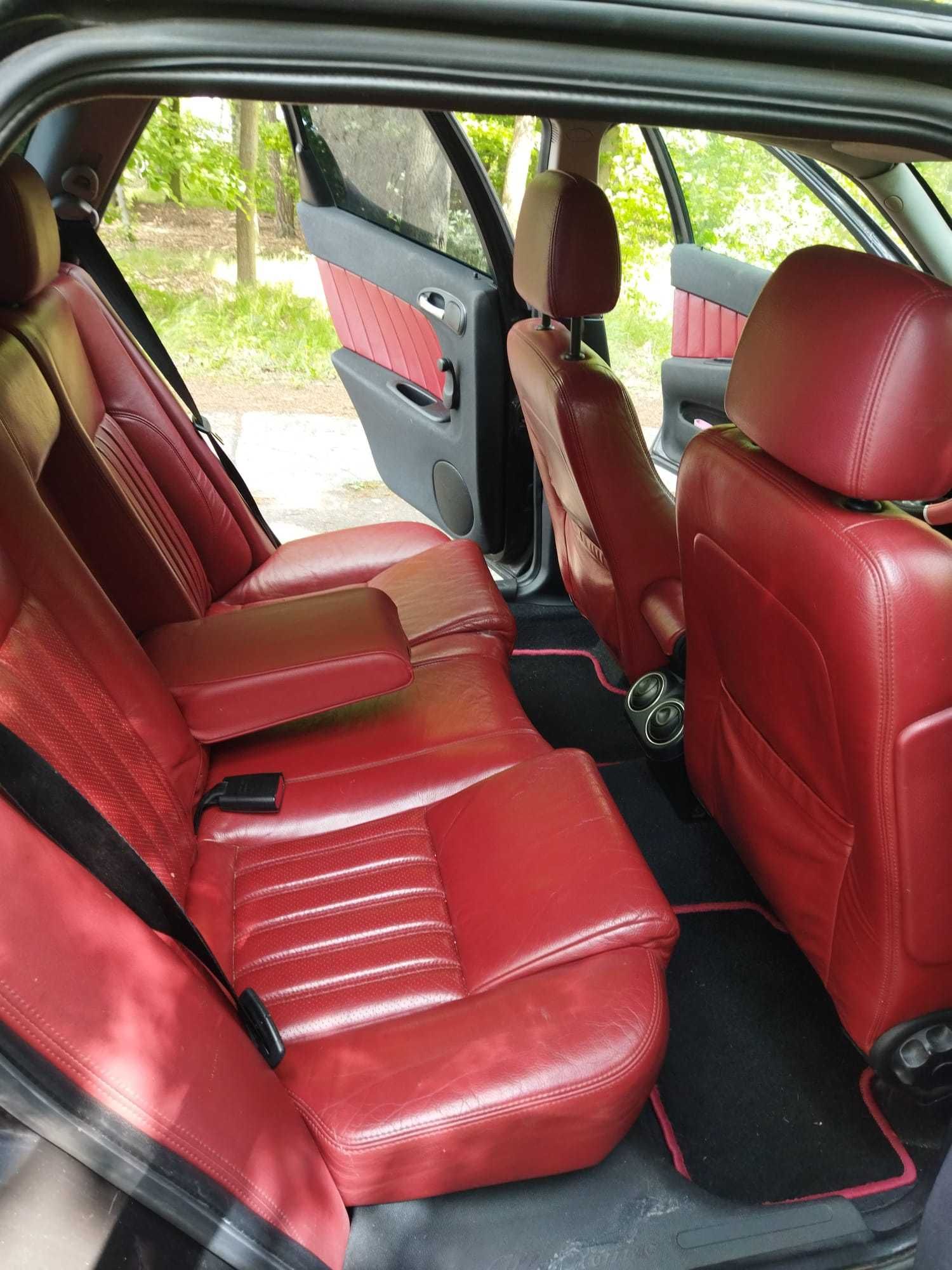 Alfa Romeo 156 2.4 jtd. Czerwone skóry.