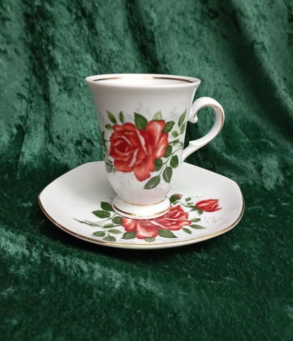 Porcelana Filiżanka Róża