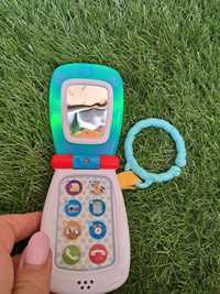 Дитячий музичний телефон, розвиваюча іграшка,підвіска на коляску
