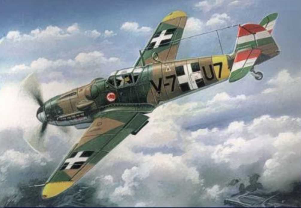 Декаль для сборной модели самолета Me Bf 109G-6 Венгрия (1:48)