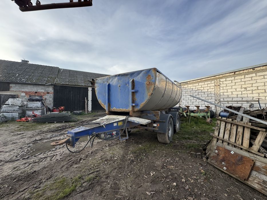 Przyczepa wywrotka tandem wanna