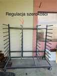 2x Regaly z regulacja na kolakach mdf lakiernia meblowa plyt formatki