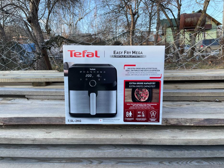 Мультипіч Tefal Easy Fry Mega EY855D10 7.5 L Нові! Запечатані!