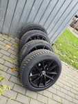 Kola alufelgi skoda vag 5x112  205/55 17 zima czarne nowe