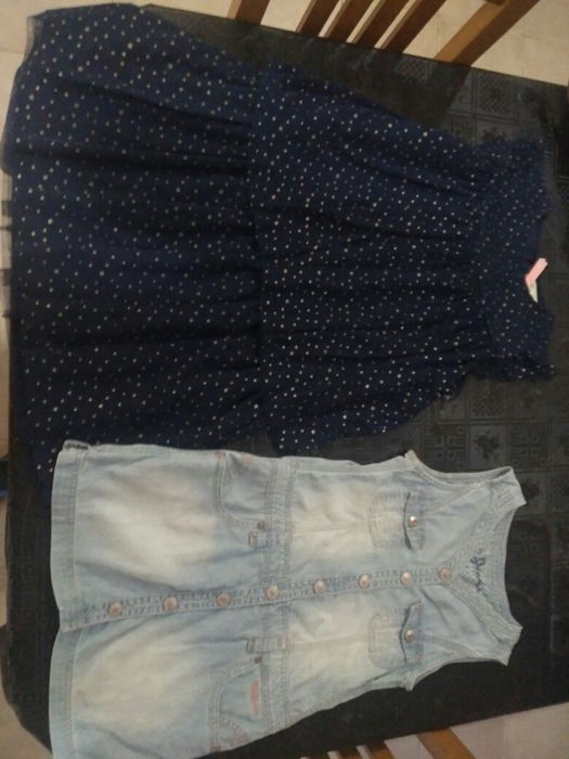 Vestido (ZY) para 13/14 Anos e Saia Ganga (Pepe Jeans) para 12 Anos