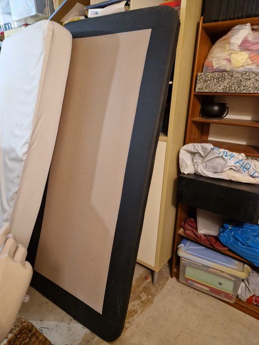 Conjunto cama e colchao