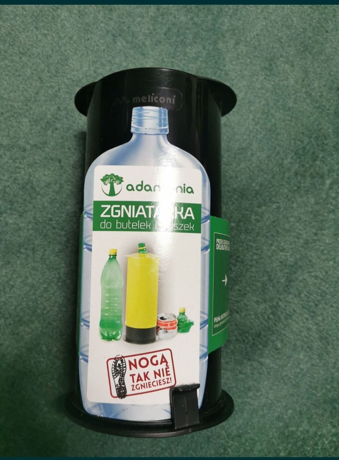 Nowa włoska zgniatarka do butelek i puszek Meliconi. Okazja