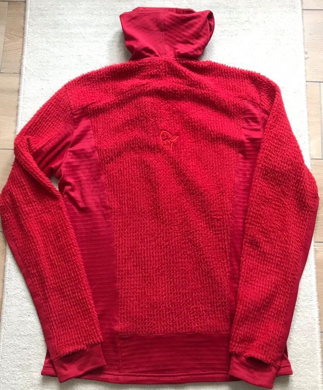 Norrona Lofoten Alpha Row zip Hoodie Polartec power Grid