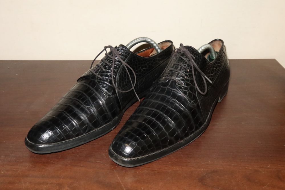 Крокодилові Туфлі A. Testoni - Натуральний крокодил • Оригінал