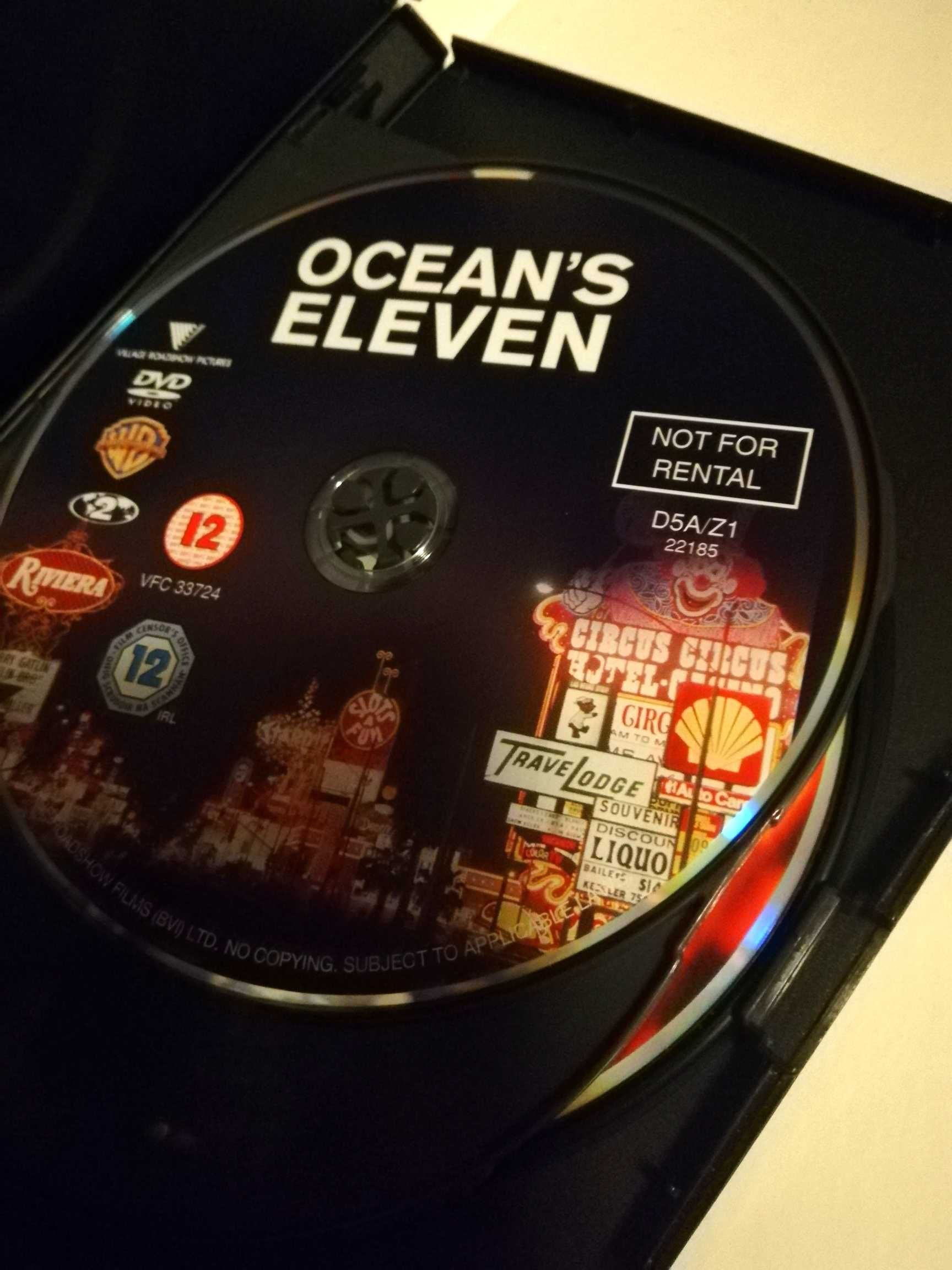 Ocean's Eleven Twelve Thirteen dvd Trilogy 3 części pakiet