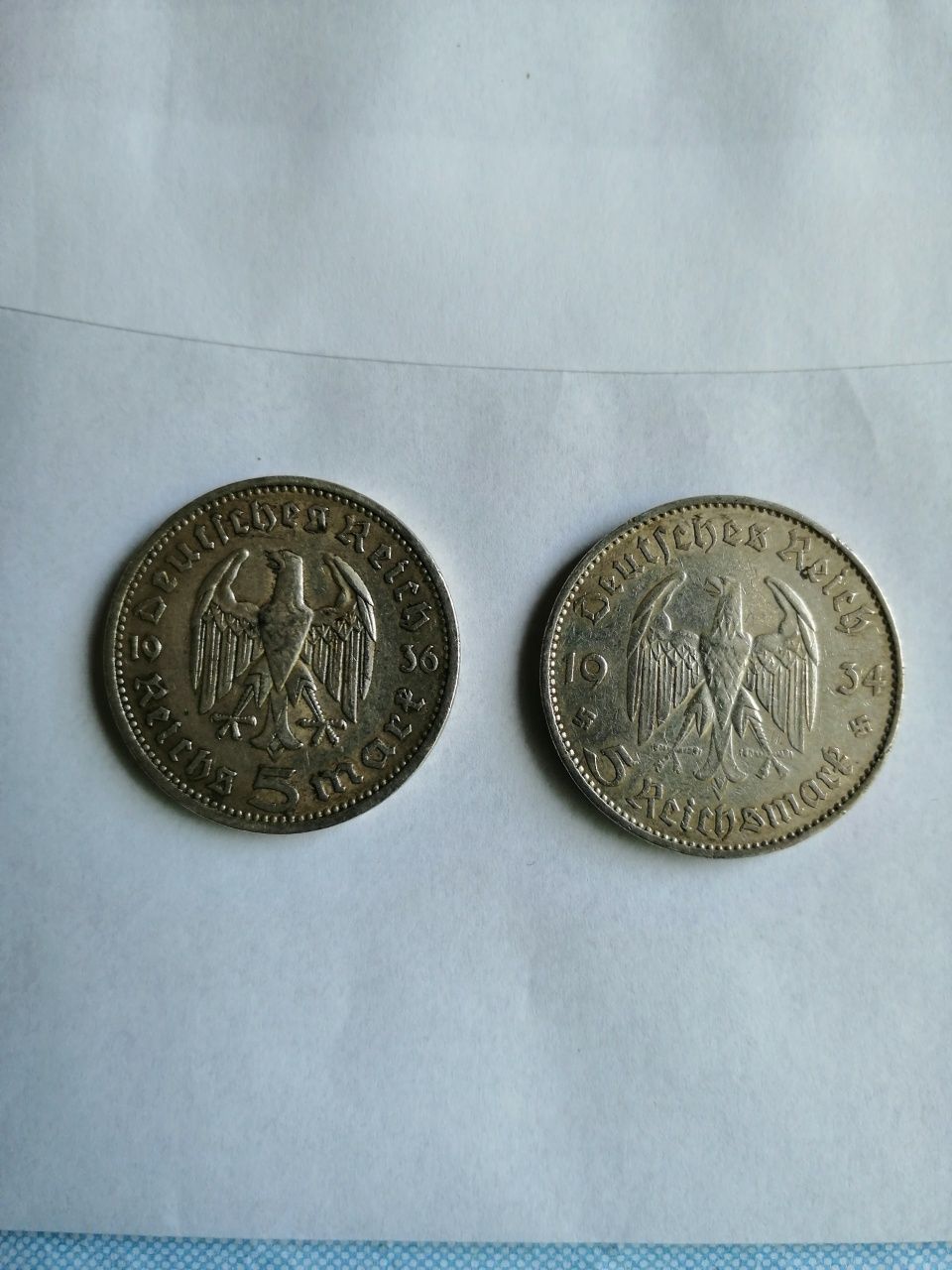 Srebrne monety niemieckie